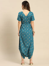 Carica l'immagine nel visualizzatore Galleria,Overlap neck dhoti jumpsuit