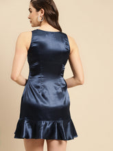 Load image into Gallery viewer, Bottom flare mini dress
