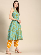 Carica l'immagine nel visualizzatore Galleria,Deep back tie up kurta palazzo