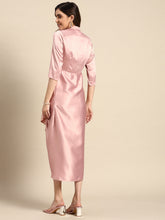 Carica l'immagine nel visualizzatore Galleria,Shirt Dress with front Drape
