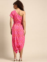 Laden Sie das Bild in den Galerie-Viewer, One Shoulder Dhoti Jumpsuit