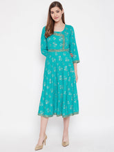 Load image into Gallery viewer, Deep back with front mock overlap Dress