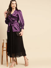 Load image into Gallery viewer, Notch collar blouse