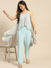 Load image into Gallery viewer, Asymmetric drape jumpsuit