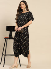 Carica l'immagine nel visualizzatore Galleria,Drop Shoulder dhoti jumpsuit