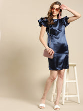 Load image into Gallery viewer, Frill Sleeve Shift dress