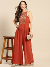 Load image into Gallery viewer, In cut pleated jumpsuit