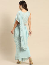 Carica l'immagine nel visualizzatore Galleria,Blouse with prestiched frill gown
