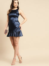 Load image into Gallery viewer, Bottom flare mini dress