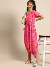 Laden Sie das Bild in den Galerie-Viewer, One Shoulder Dhoti Jumpsuit