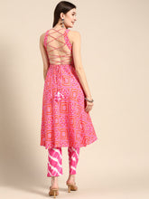 Load image into Gallery viewer, Deep back tie up kurta palazzo