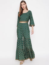 Load image into Gallery viewer, Crop top with layered sharara