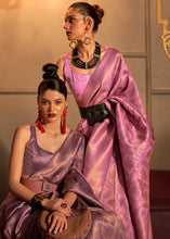 Load image into Gallery viewer, Taffy Pink Two Tone Handloom Weaving Kanjivaram Silk Saree : Top Pick