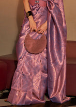Load image into Gallery viewer, Amethyst Purple Two Tone Handloom Weaving Kanjivaram Silk Saree : Top Pick