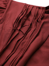 Load image into Gallery viewer, Cowl Skirt with dupatta drape and blouse