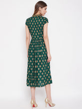 Load image into Gallery viewer, Midi Flare Dress with front loops