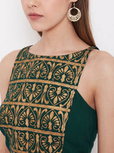 Load image into Gallery viewer, In cut crop top with low crotch dhoti