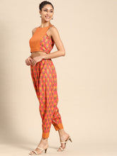 Load image into Gallery viewer, Crop top with dhoti pants