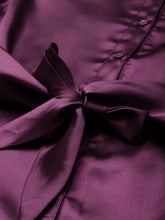 Load image into Gallery viewer, Front knot shirt dress