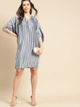Load image into Gallery viewer, Dolman sleeve fitted midi dress