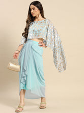 Load image into Gallery viewer, Cape top with draped skirt