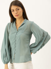 Load image into Gallery viewer, Extra Balloon sleeve Blouse
