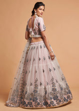 Load image into Gallery viewer, Pinkish Grey Designer Soft Net Lehenga Choli with Thread, Dori, Zari &amp; Sequins work