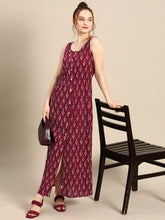 Load image into Gallery viewer, Front button maxi dress