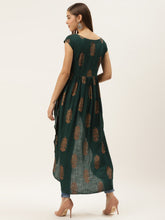 Load image into Gallery viewer, High low block printed top