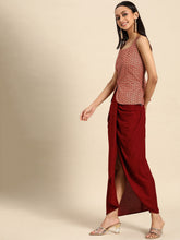 Load image into Gallery viewer, Dhoti Skirt with Long peplum top