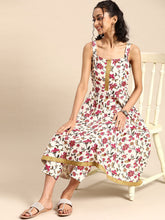 Load image into Gallery viewer, Strappy flare dress with palazzo