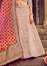 Load image into Gallery viewer, Lavender Pink Georgette Lehenga Choli Having Lucknowi work and Banarasi Dupatta