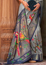 Load image into Gallery viewer, Shades Of Pink Paithani Silk Saree
