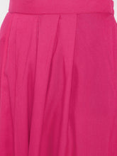 Load image into Gallery viewer, In cut crop top with low crotch dhoti