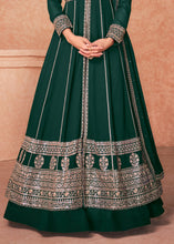 Load image into Gallery viewer, Castleton Green Georgette Embroidered lehenga Suit