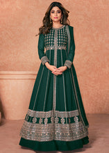 Load image into Gallery viewer, Castleton Green Georgette Embroidered lehenga Suit