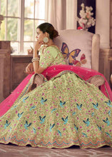 Load image into Gallery viewer, Shades Of Green Art Silk Lehenga Choli with Thread &amp; Zari work