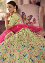 Load image into Gallery viewer, Shades Of Green Art Silk Lehenga Choli with Thread &amp; Zari work