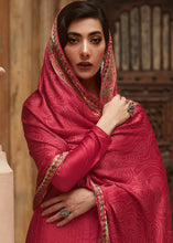 Load image into Gallery viewer, Cerise Pink Digital Printed Designer Silk Suit