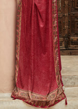 Load image into Gallery viewer, Cerise Pink Digital Printed Designer Silk Suit
