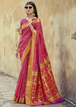 Load image into Gallery viewer, Shades Of Pink Woven Banarasi Silk Saree