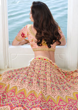 Load image into Gallery viewer, Shades Of Pink Heavy Embroidered Organza Lehenga