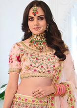Load image into Gallery viewer, Shades Of Pink Heavy Embroidered Organza Lehenga