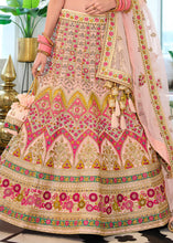 Load image into Gallery viewer, Shades Of Pink Heavy Embroidered Organza Lehenga