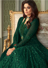 Load image into Gallery viewer, Kaitoke Green Georgette Embroidered Anarkali Suit