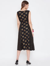 Load image into Gallery viewer, Front yoke side waist tie midi dress