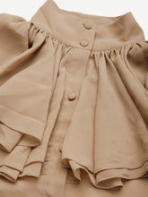 Load image into Gallery viewer, High Neck ruffle blouse