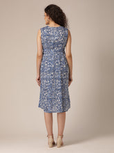 Load image into Gallery viewer, Overlap Yoke Midi Dress