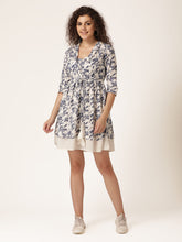Load image into Gallery viewer, Two layer Short collar Dress