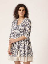 Load image into Gallery viewer, Two layer Short collar Dress